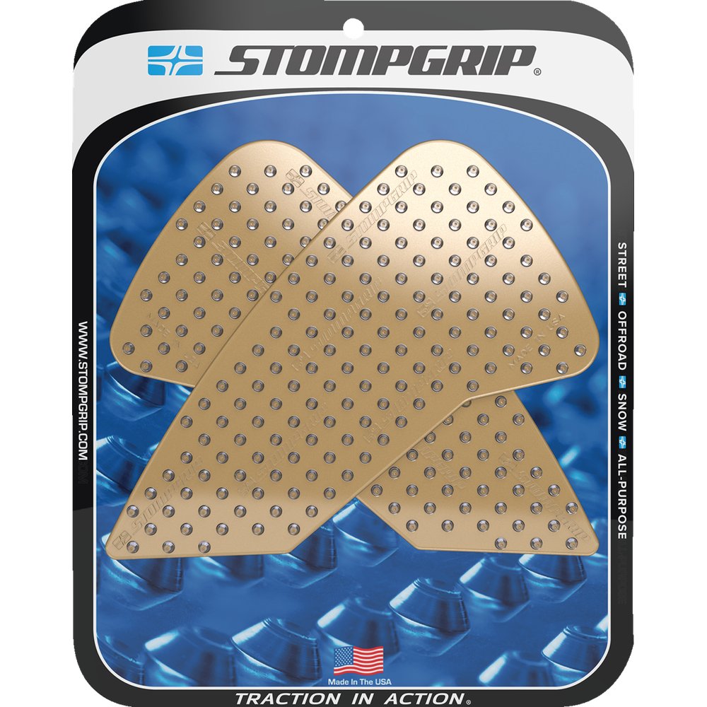 STOMPGRIP Traction Pad Tank Grips - Volcano - Clear - Africa Twin Adventure Sports ES/DCT 55-10-0189C
