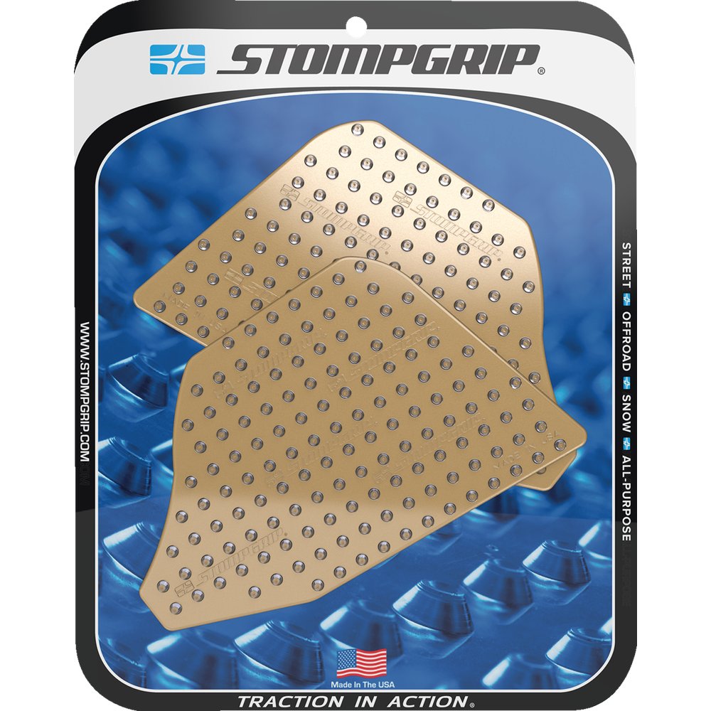 STOMPGRIP Traction Pad Tank Grips - Volcano - Clear - Multistrada V4/S 55-10-0185C