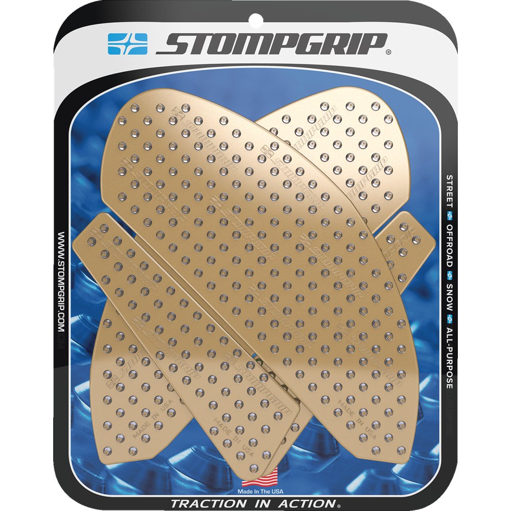 STOMPGRIP Traction Pad Tank Grips - Volcano - Clear - YZF-R7 55-10-0182C
