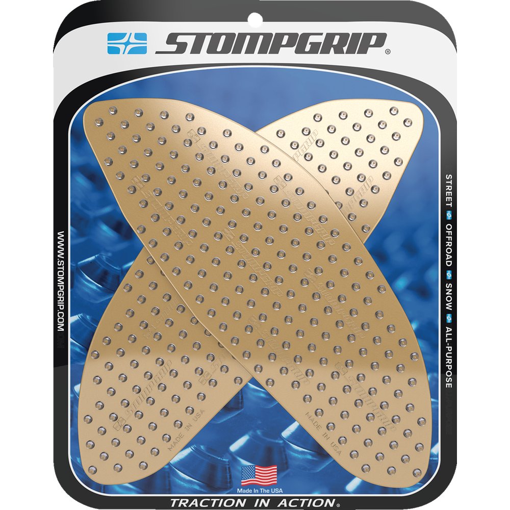 STOMPGRIP Traction Pad Tank Grips - Volcano - Clear - Tuono V4/RSV4 1100 55-10-0180C
