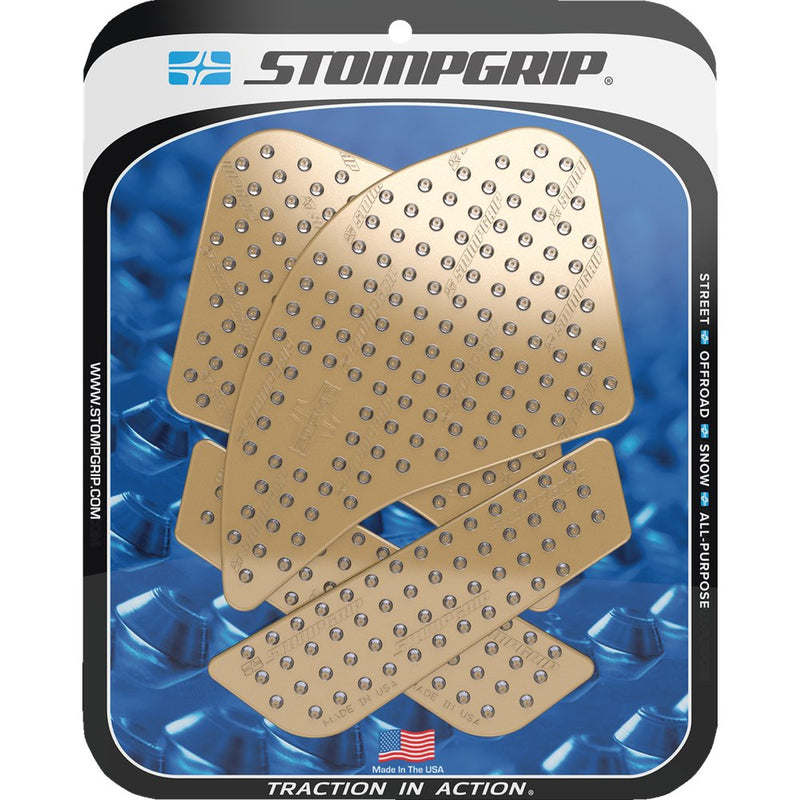 STOMPGRIP Traction Pad Tank Grips - Volcano - Clear - Ninja 1000 SX 55-10-0178C
