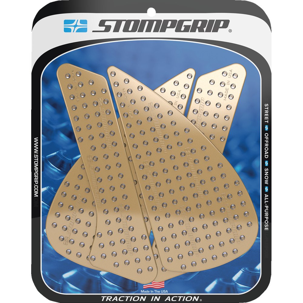 STOMPGRIP Traction Pad Tank Grips - Volcano - Clear - CBR1000RR-R Fireblade SP 55-10-0177C