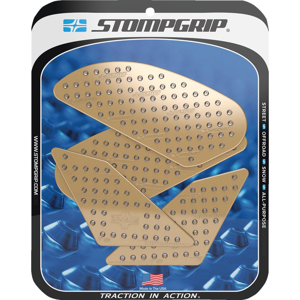 STOMPGRIP Traction Pad Tank Grips - Volcano - Clear - CB500F/CBR500R 55-10-0167C