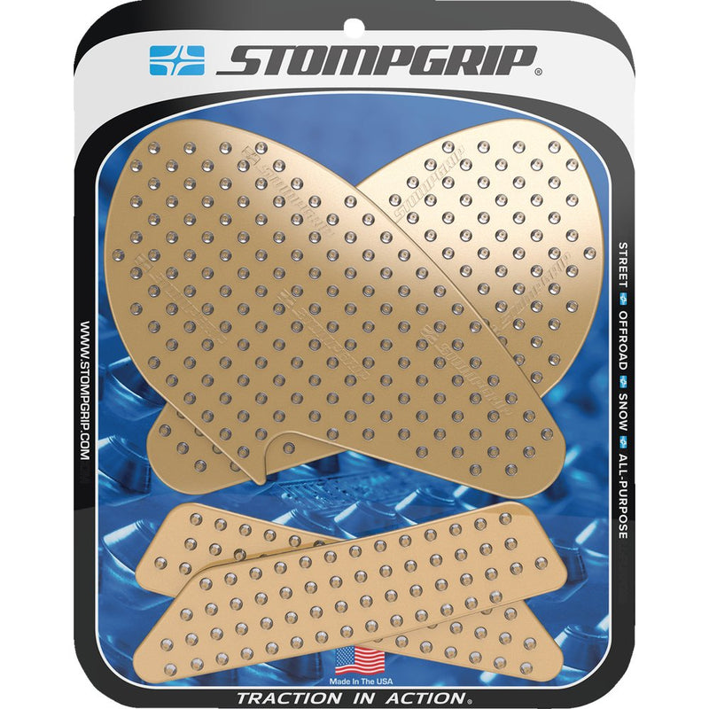 STOMPGRIP Traction Pad Tank Grips - Volcano - Clear - YZF-R3 55-10-0163C