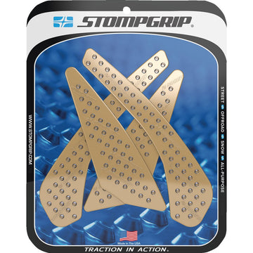 STOMPGRIP Traction Pad Tank Grips - Volcano - Clear - GSX-S 750/Z 55-10-0151C