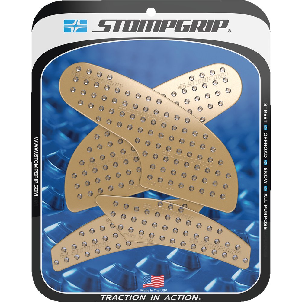 STOMPGRIP Traction Pad Tank Grips - Volcano - Clear - Supersport 950/S 55-10-0146C