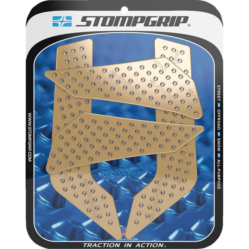 STOMPGRIP Traction Pad Tank Grips - Volcano - Clear - XT 250 55-10-0126C