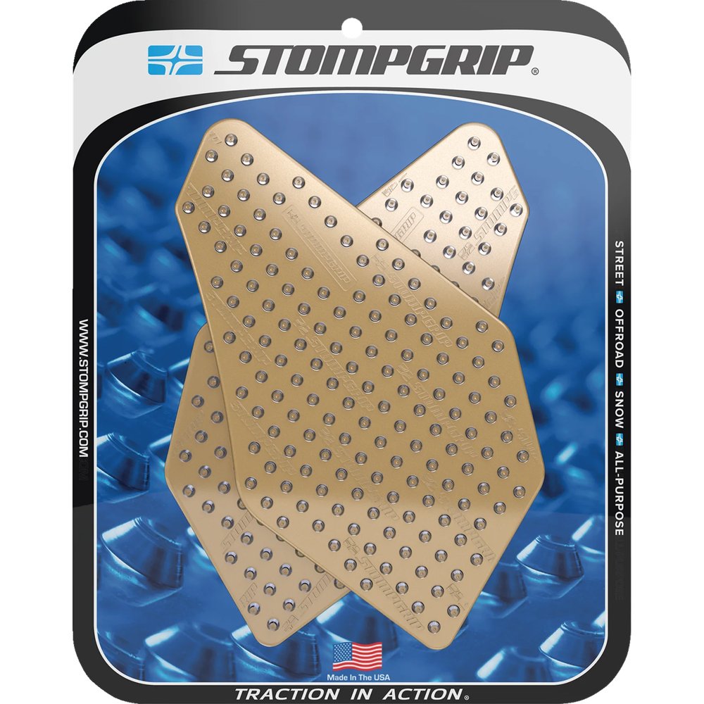 STOMPGRIP Traction Pad Tank Grips - Volcano - Clear - Versys-X 300 55-10-0028-1C