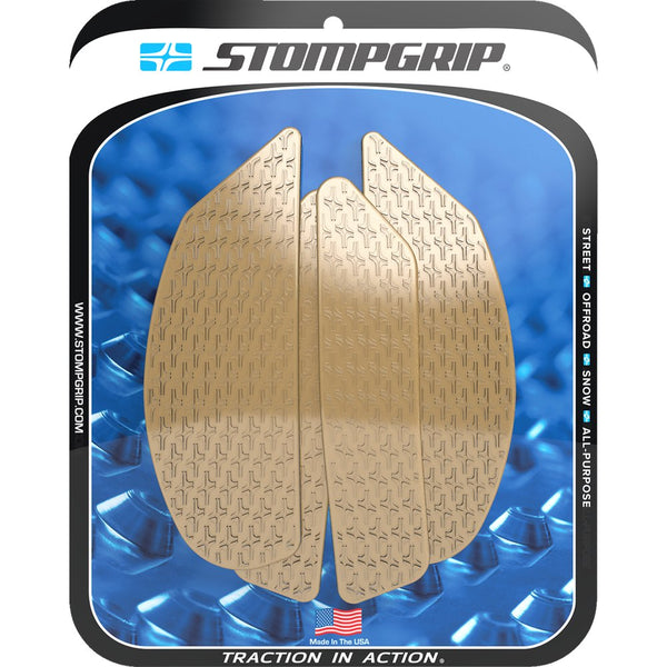 STOMPGRIP Traction Pad Tank Grips - Icon - Clear - MT-10 55-14-0203C