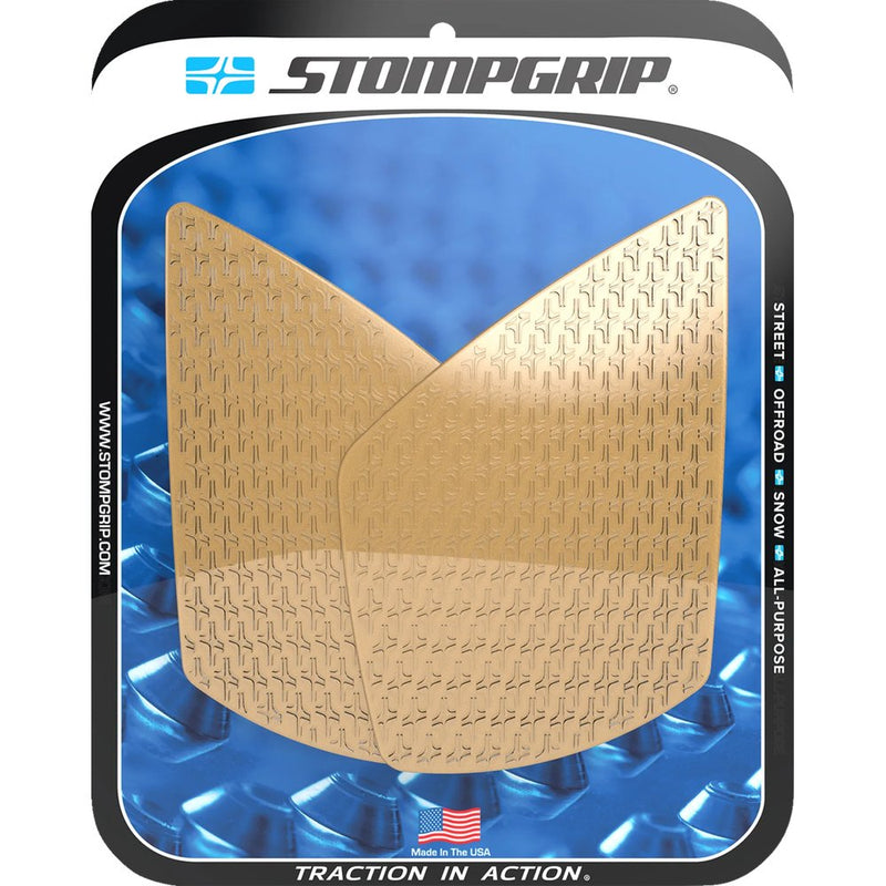 STOMPGRIP Traction Pad Tank Grips - Icon - Clear - RC 390 55-14-0199-1C