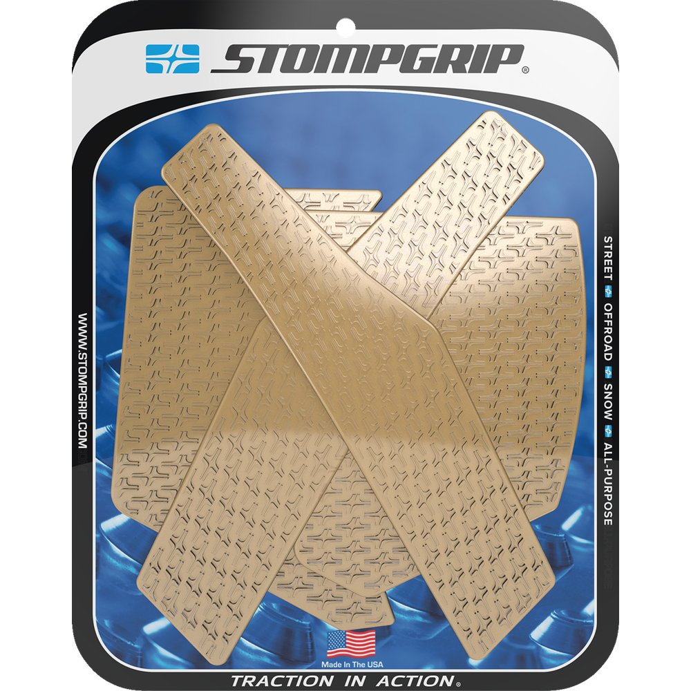 STOMPGRIP Traction Pad Tank Grips - Icon - Clear - CRF300L/Rally 55-14-0190C