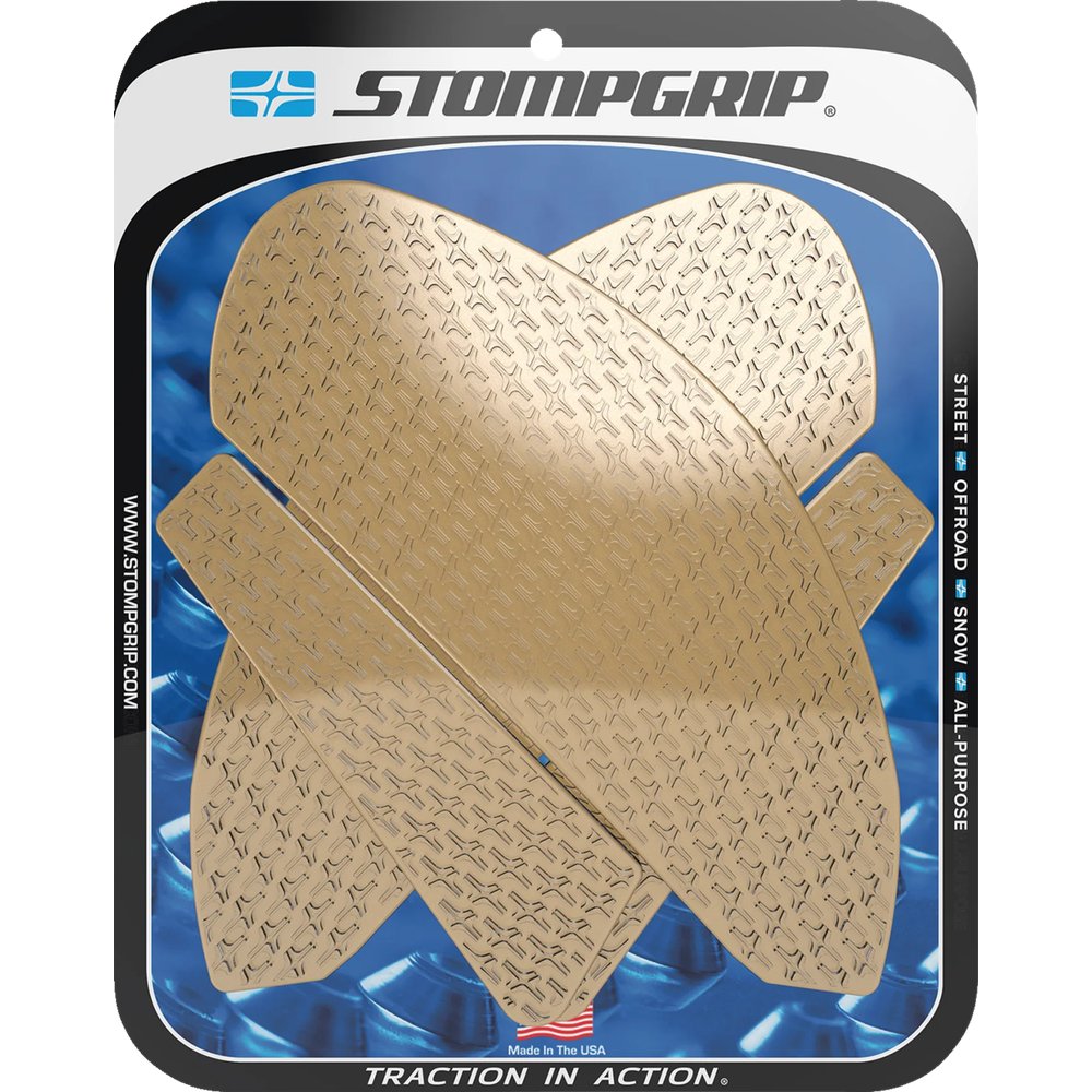 STOMPGRIP Traction Pad Tank Grips - Icon - Clear - YZF-R7 55-14-0182C