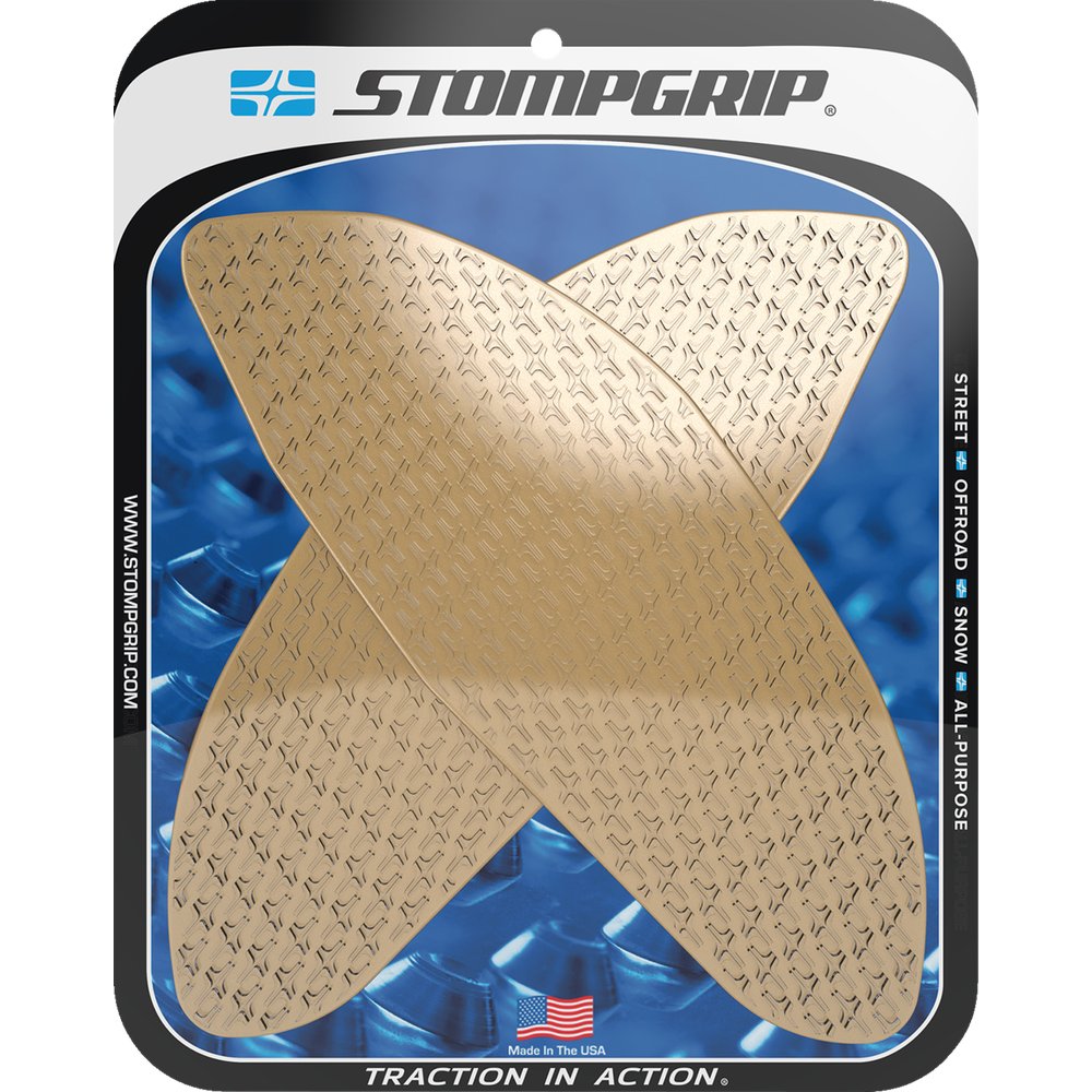 STOMPGRIP Traction Pad Tank Grips - Icon - Clear - RSV4/Tuono V4 55-14-0180C