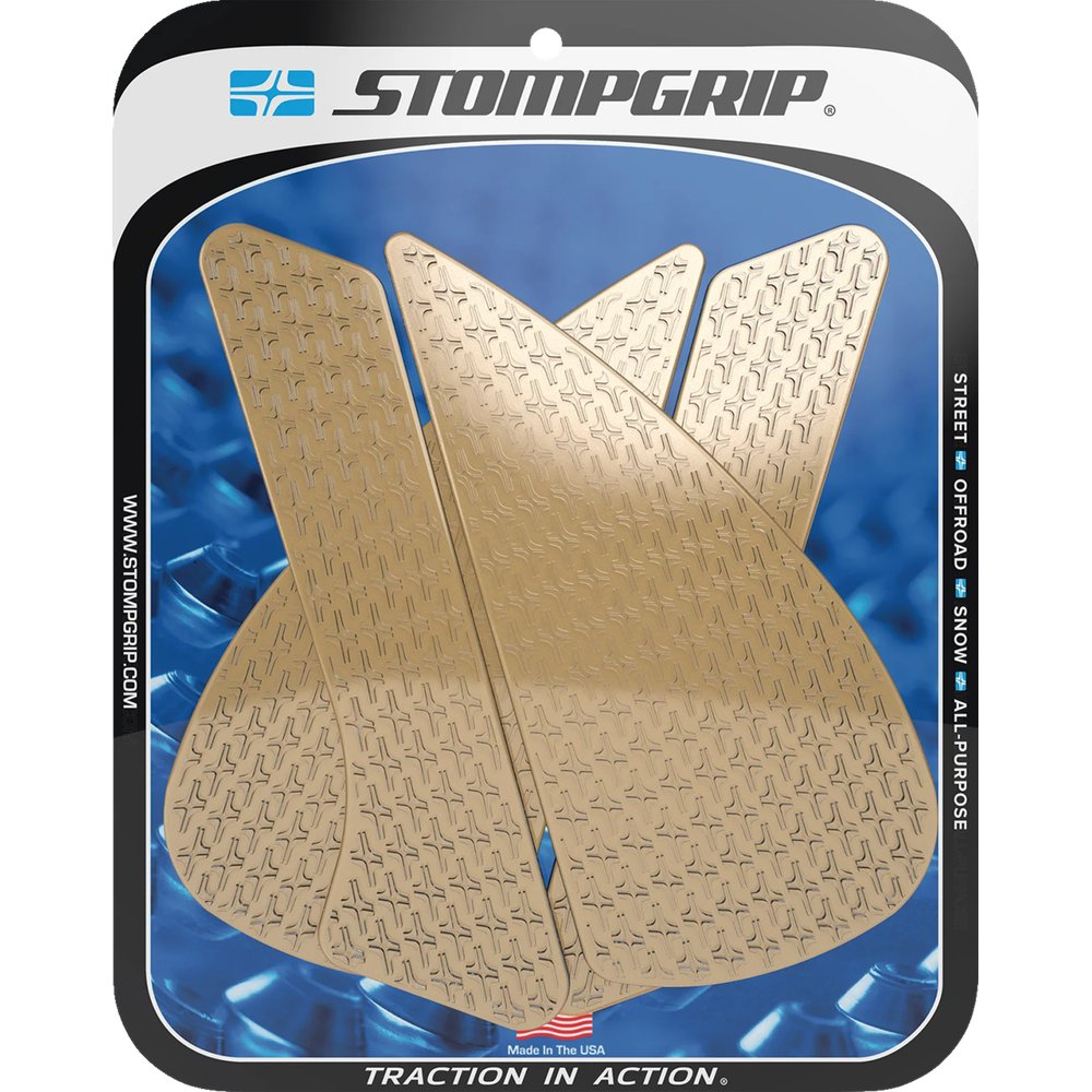 STOMPGRIP Traction Pad Tank Grips - Icon - Clear - CBR1000RR-R Fireblade SP 55-14-0177C