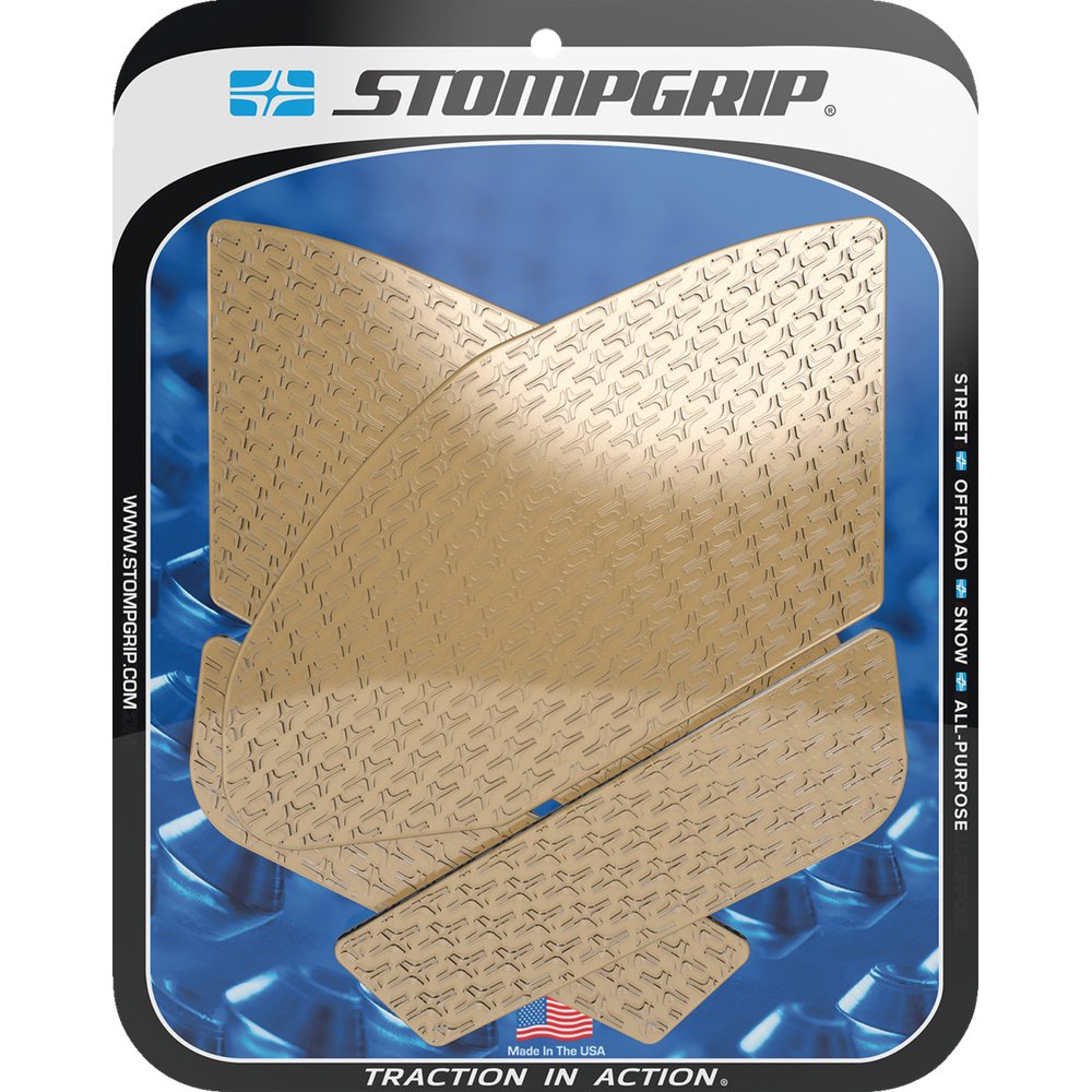 STOMPGRIP Traction Pad Tank Grips - Icon - Clear - GSX-R 1000 55-14-0143C