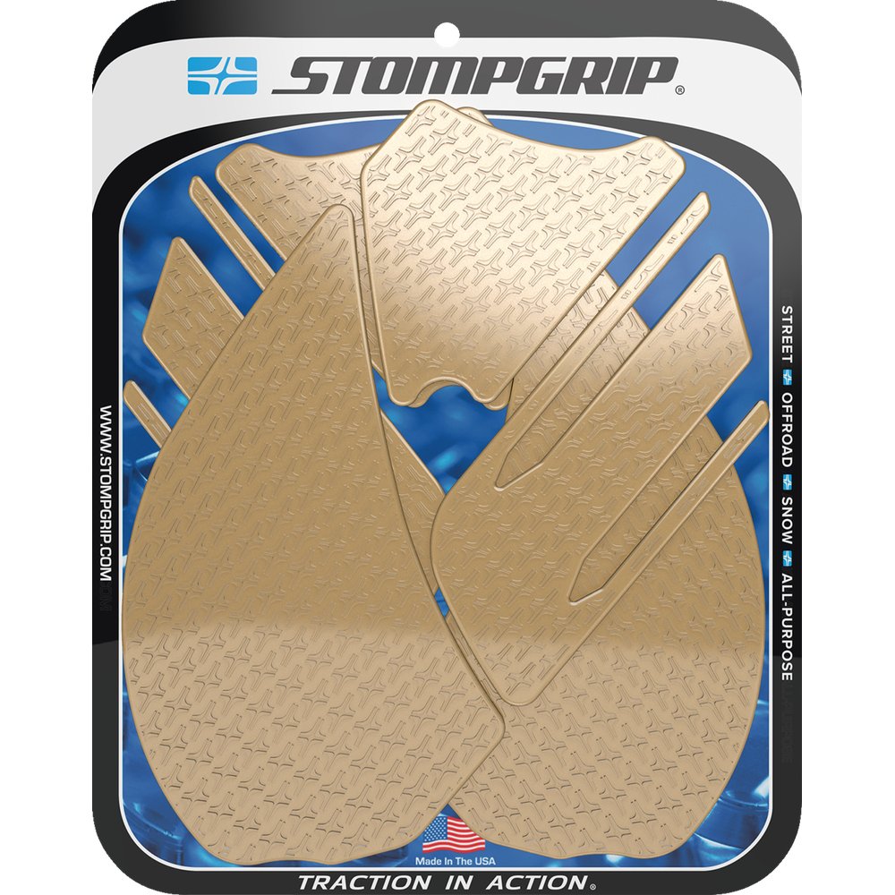 STOMPGRIP Traction Pad Tank Grips - Icon - Clear - Ninja ZX-14 55-14-0042C
