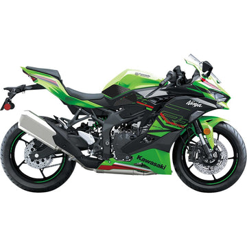 STOMPGRIP Traction Pad Tank Grips - Volcano - Black - Ninja ZX-4R/RR 55-10-0204B