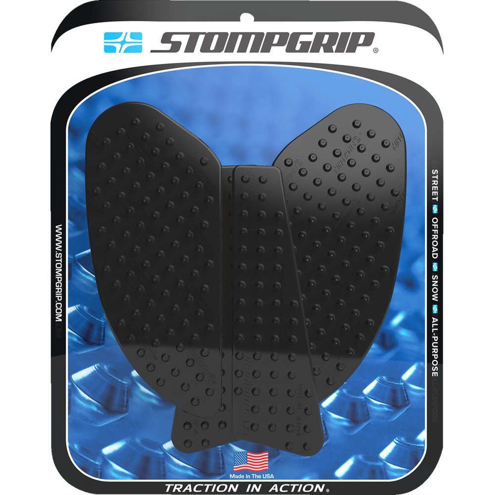 STOMPGRIP Traction Pad Tank Grips - Volcano - Black - Z H2 55-10-0201B