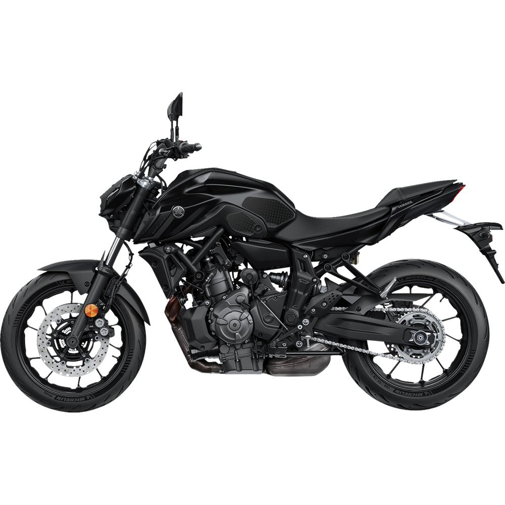 STOMPGRIP Traction Pad Tank Grips - Volcano - Black - MT-07 55-10-0195B