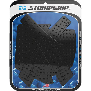 STOMPGRIP Traction Pad Tank Grips - Volcano - Black - CRF300L/Rally 55-10-0190B