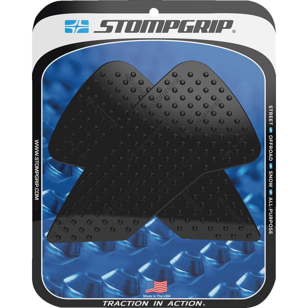STOMPGRIP Traction Pad Tank Grips - Volcano - Black - Africa Twin Adventure Sports ES/DCT 55-10-0189B