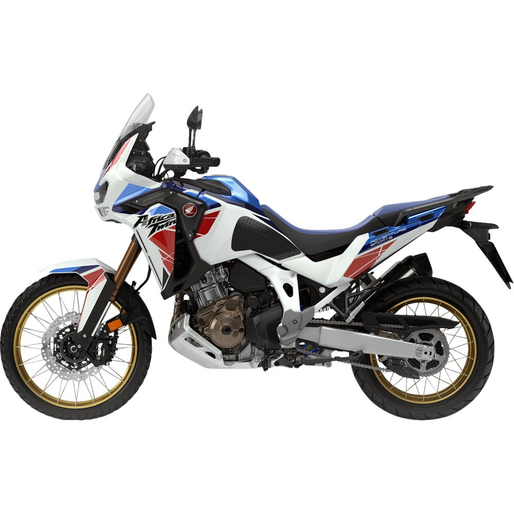 STOMPGRIP Traction Pad Tank Grips - Volcano - Black - Africa Twin Adventure Sports ES/DCT 55-10-0189B