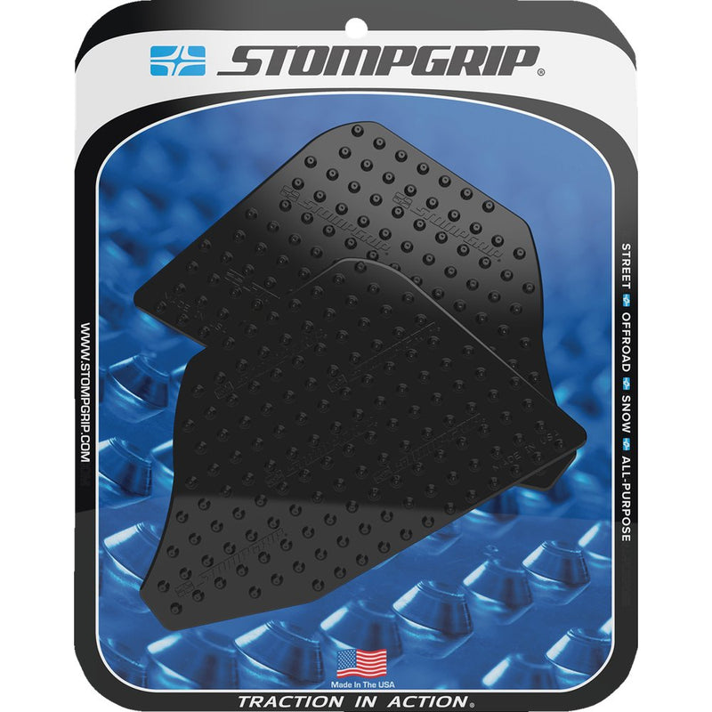 STOMPGRIP Traction Pad Tank Grips - Volcano - Black - Multistrada V4/S/Sport 55-10-0185B