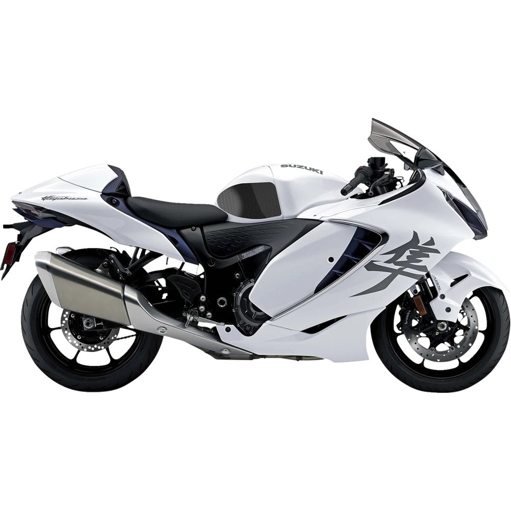 STOMPGRIP Traction Pad Tank Grips - Volcano - Black - Hayabusa 55-10-0179B