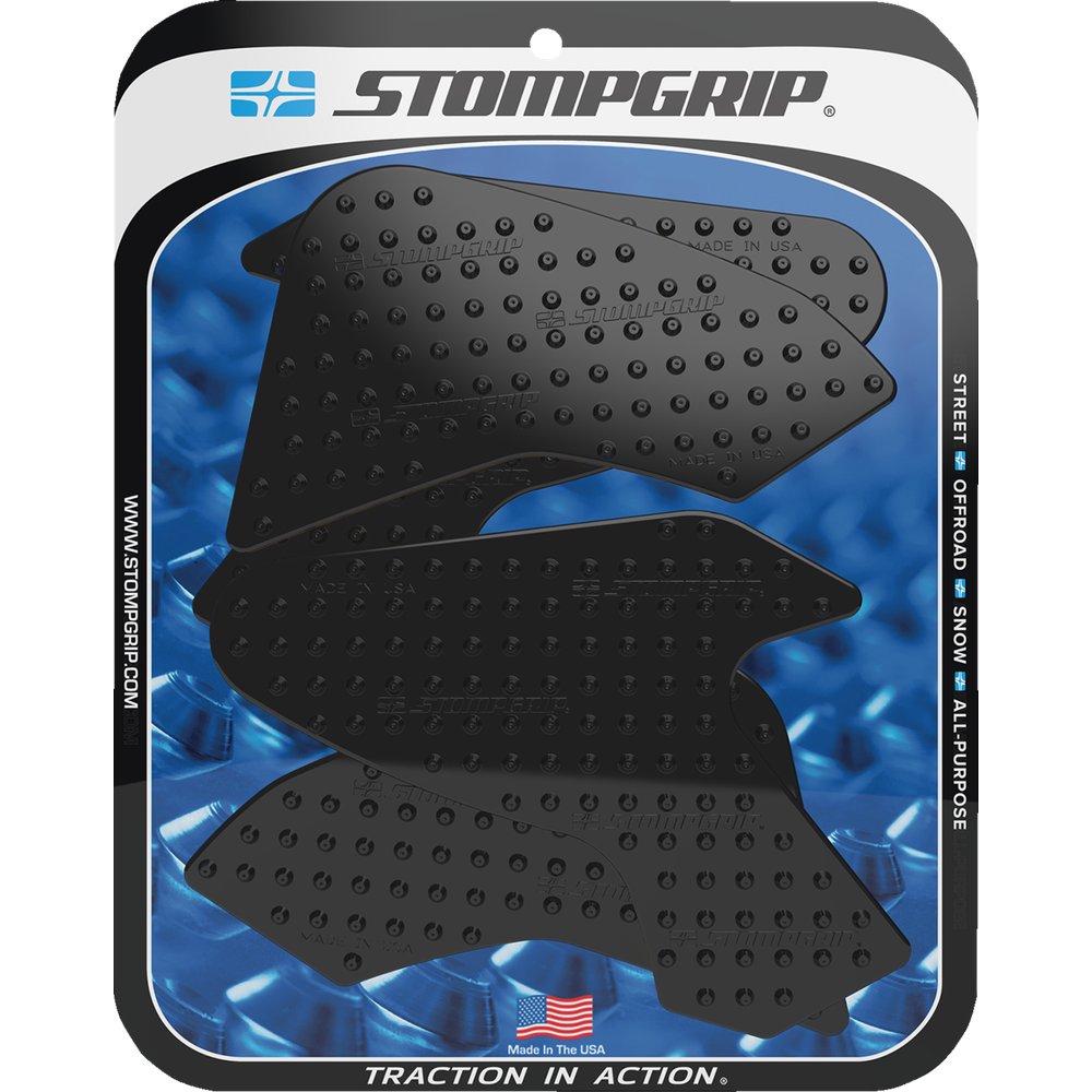 STOMPGRIP Traction Pad Tank Grips - Volcano - Black - F 900 R 55-10-0176B