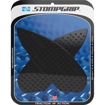STOMPGRIP Traction Pad Tank Grips - Volcano - Black - BMW 55-10-0165B