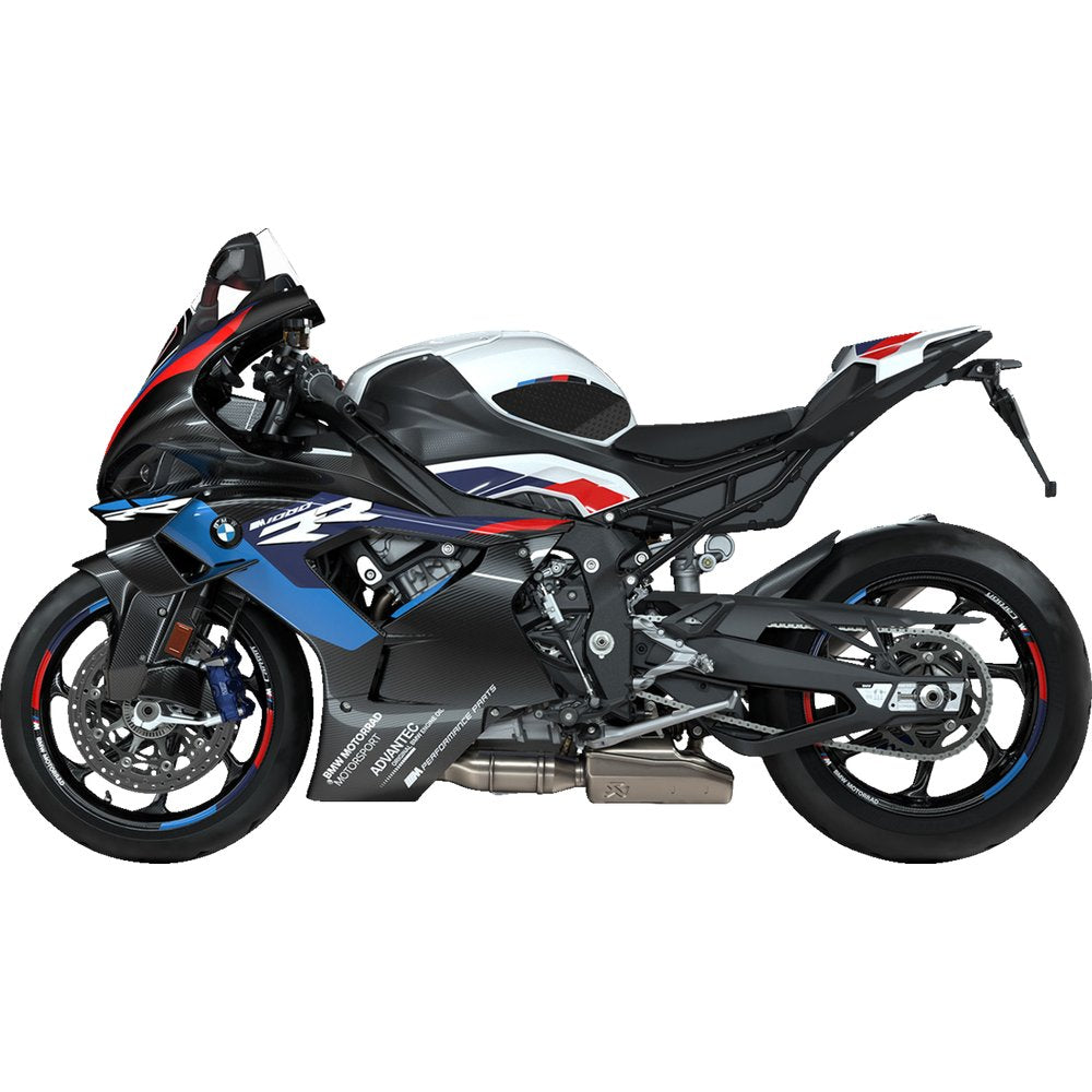 STOMPGRIP Traction Pad Tank Grips - Volcano - Black - BMW 55-10-0165B