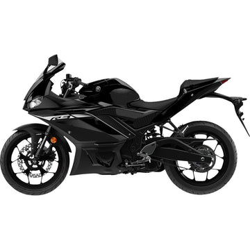 STOMPGRIP Traction Pad Tank Grips - Volcano - Black - YZF-R3 55-10-0163B