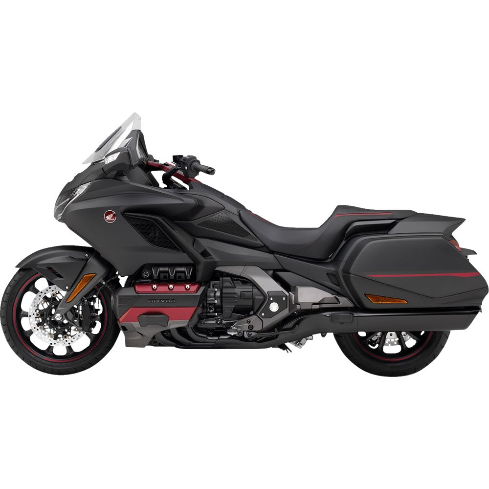 STOMPGRIP Traction Pad Tank Grips - Volcano - Black - Goldwing 1800 DCT/Tour 55-10-0156B