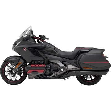 STOMPGRIP Traction Pad Tank Grips - Volcano - Black - Goldwing 1800 DCT/Tour 55-10-0156B