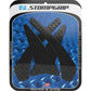 STOMPGRIP Traction Pad Tank Grips - Volcano - Black - GSX-S 750/Z 55-10-0151B