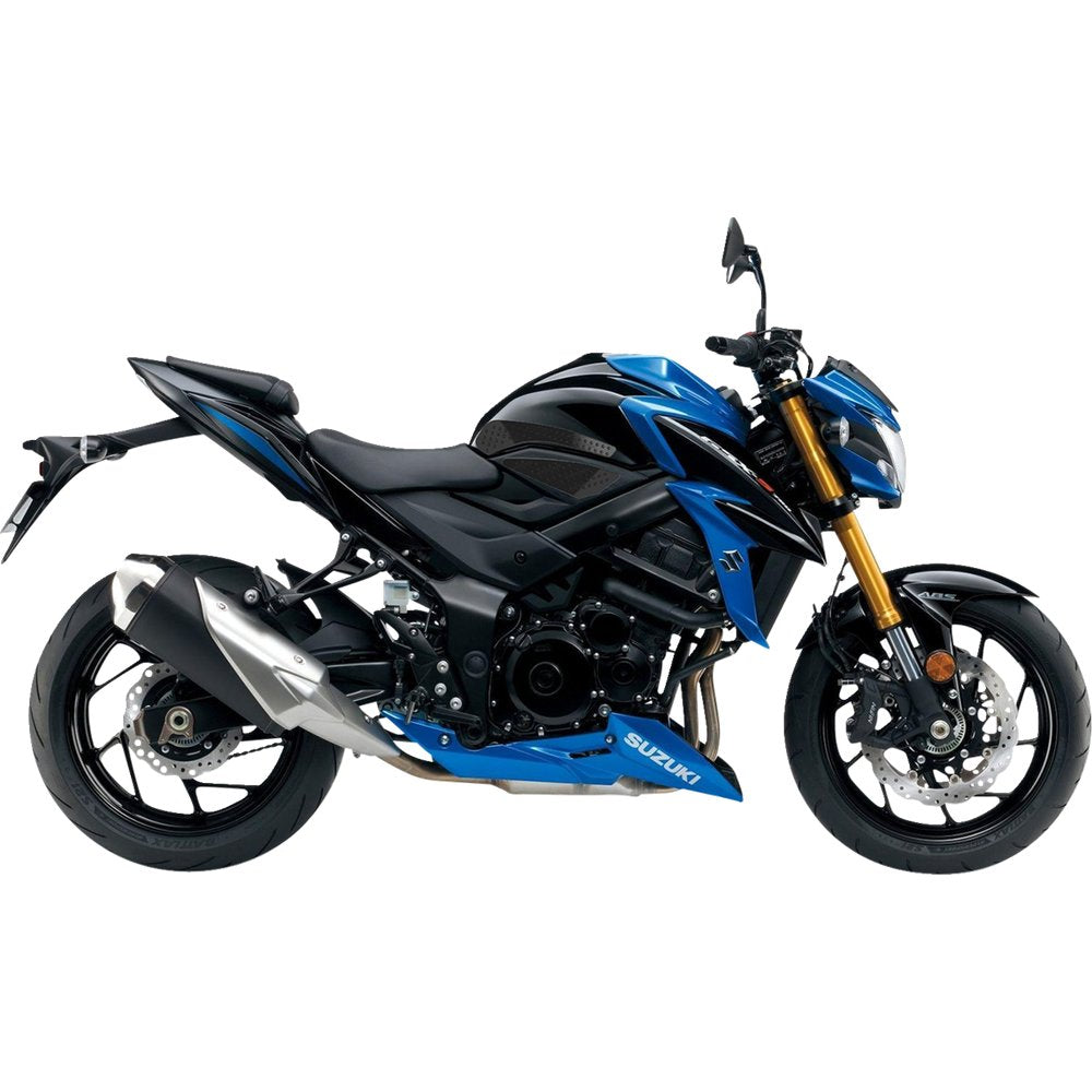 STOMPGRIP Traction Pad Tank Grips - Volcano - Black - GSX-S 750/Z 55-10-0151B