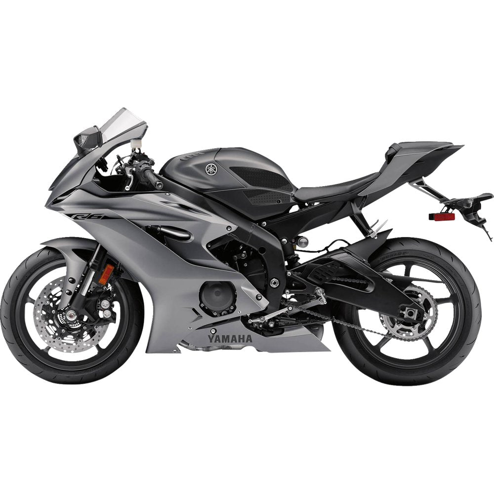 STOMPGRIP Traction Pad Tank Grips - Volcano - Black - YZF-R6 55-10-0145B