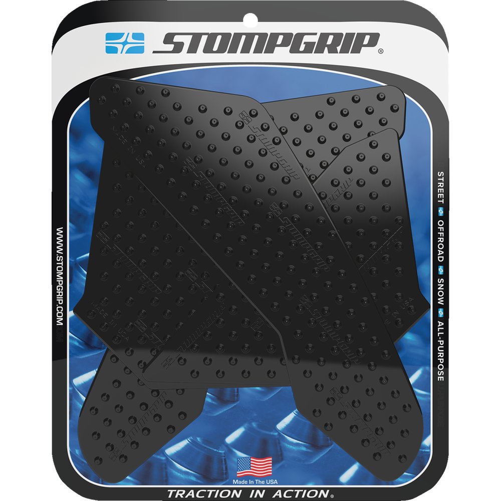 STOMPGRIP Traction Pad Tank Grips - Volcano - Black - CBR1000RR 55-10-0142B