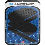 STOMPGRIP Traction Pad Tank Grips - Volcano - Black - Ninja H2 55-10-0108B