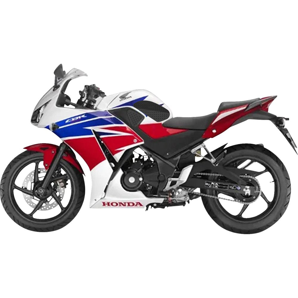 STOMPGRIP Traction Pad Tank Grips - Volcano - Black - CBR300R 55-10-0100B