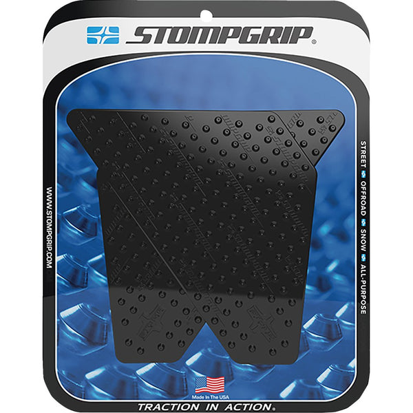 STOMPGRIP Traction Pad Tank Grips - Volcano - Black - DR 650 S 55-10-0060-4B