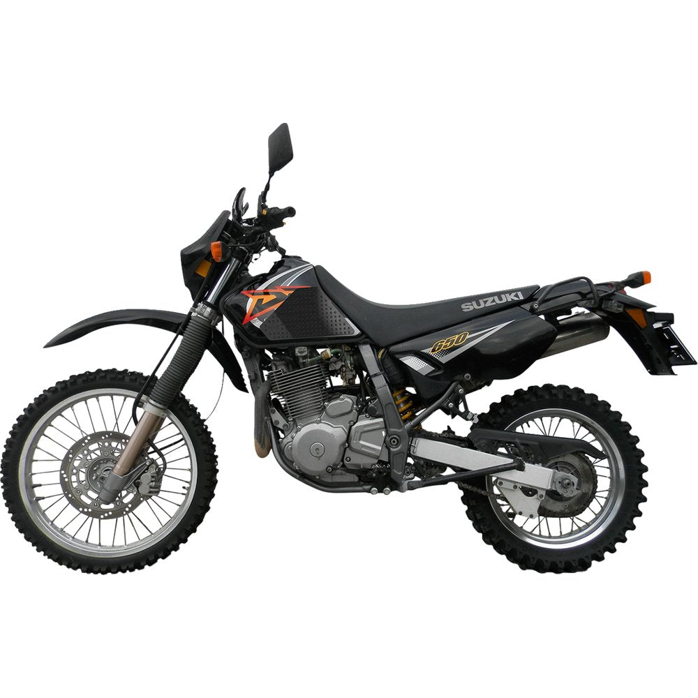 STOMPGRIP Traction Pad Tank Grips - Volcano - Black - DR 650 S 55-10-0060-4B