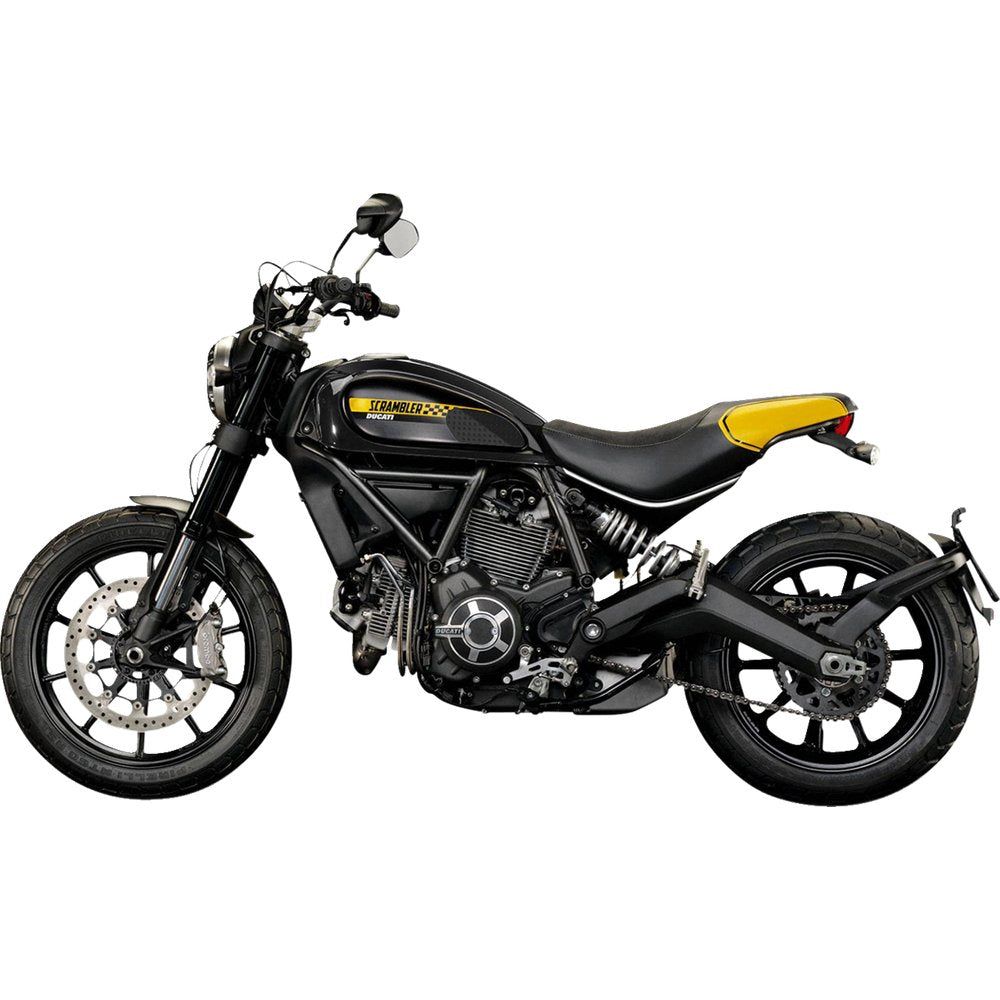 STOMPGRIP Traction Pad Tank Grips - Volcano - Black - Scrambler 50-10-0007B