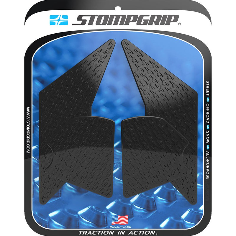 STOMPGRIP Traction Pad Tank Grips - Icon - Black - Tenere 700 55-14-0196B