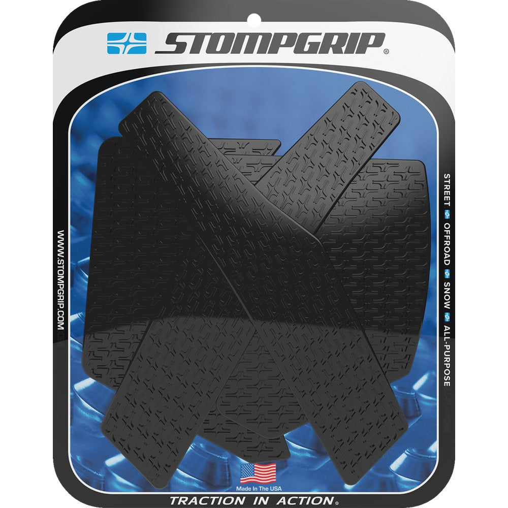 STOMPGRIP Traction Pad Tank Grips - Icon - Black - CRF300L/Rally 55-14-0190B