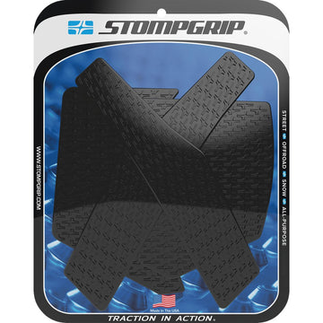 STOMPGRIP Traction Pad Tank Grips - Icon - Black - CRF300L/Rally 55-14-0190B
