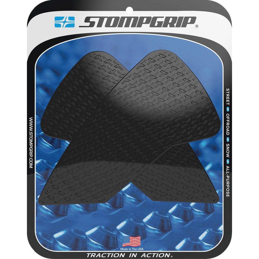 STOMPGRIP Traction Pad Tank Grips - Icon - Black - Africa Twin Adventure Sports 55-14-0189B