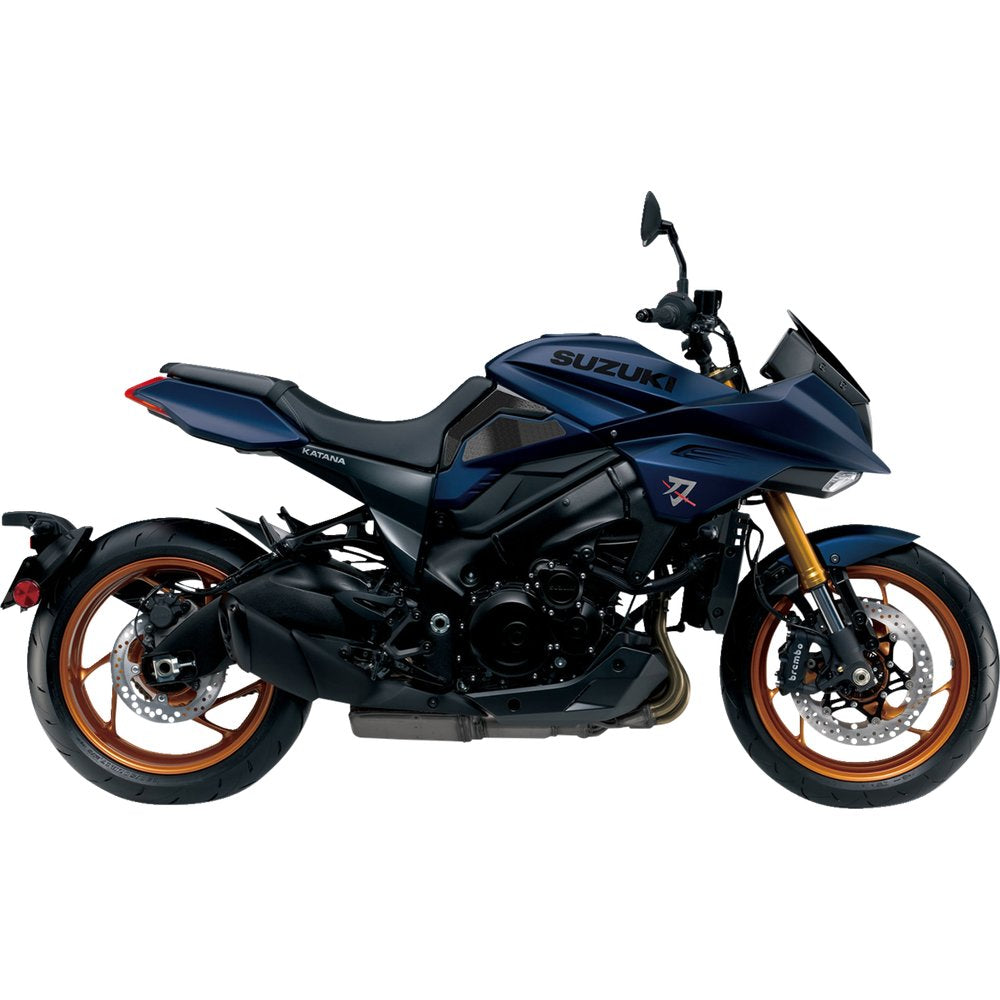 STOMPGRIP Traction Pad Tank Grips - Icon - Black - Katana 55-14-0187B