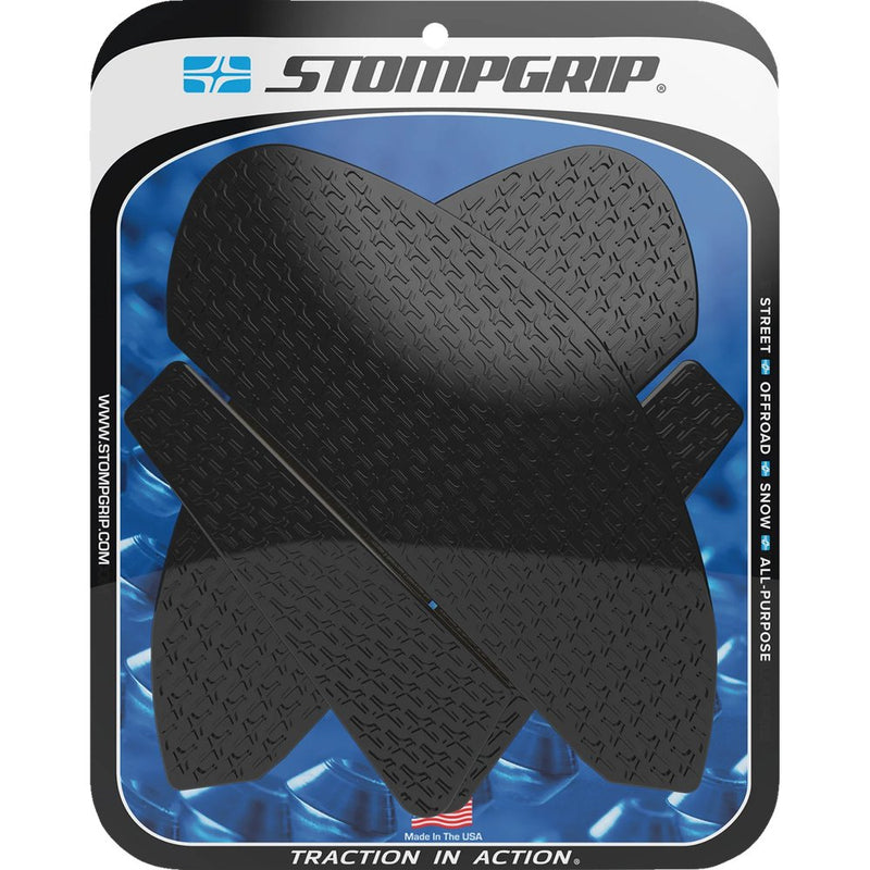 STOMPGRIP Traction Pad Tank Grips - Icon - Black - YZF-R7 55-14-0182B