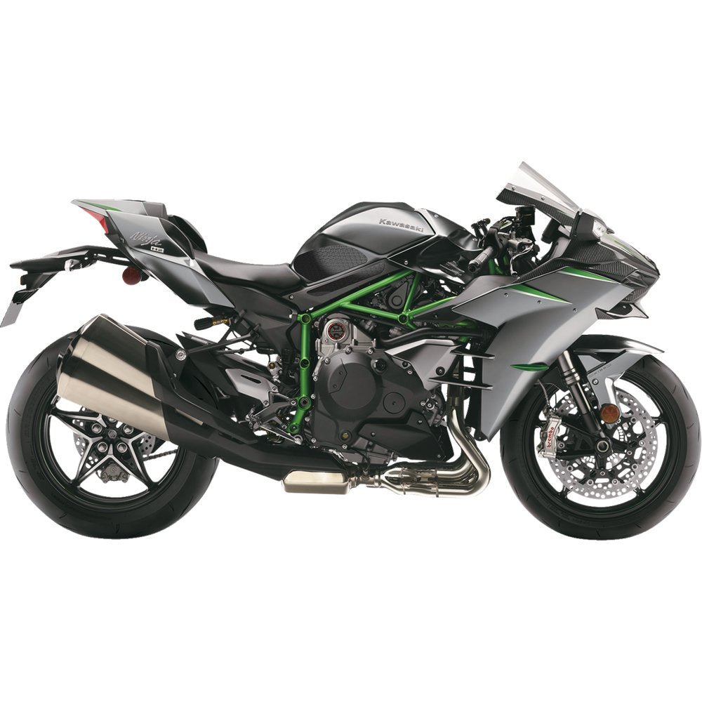 STOMPGRIP Traction Pad Tank Grips - Icon - Black - Ninja H2 55-14-0108B